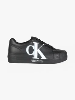 Calvin Klein VULC FLATFORM OVER BRAND Sneakers in pelle donna