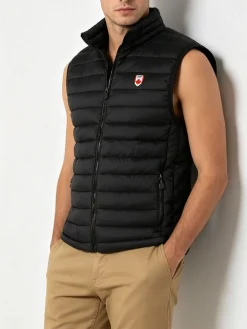 Canada Trail Smanicato imbottito da uomo con zip - nero