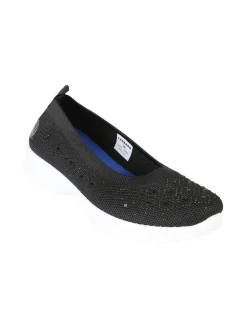 Canguro Ballerine donna sportive in maglia con strass