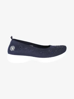Canguro Ballerine donna sportive in maglia con strass