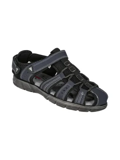 Canguro Sandali chiusi da uomo con cinturini a strappo - blu scuro