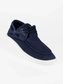 Canguro Scarpe da barca uomo in tessuto
