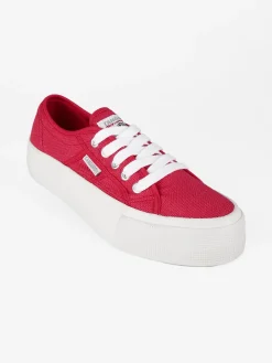 Canguro Scarpe in tela con platform