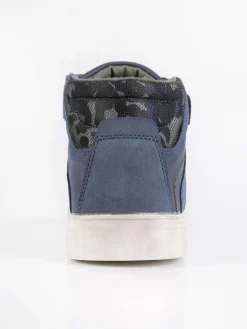 Canguro Sneakers alte con cinturino blu