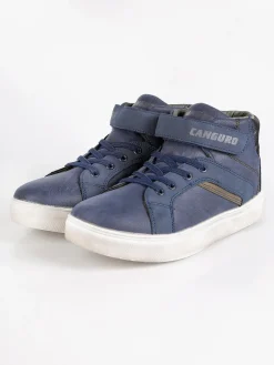 Canguro Sneakers alte con cinturino blu