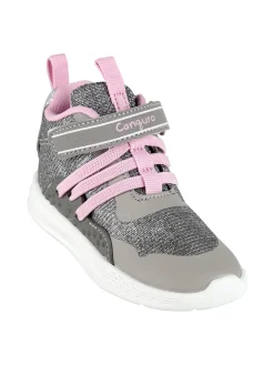 Canguro Sneakers alte glitter con strappo