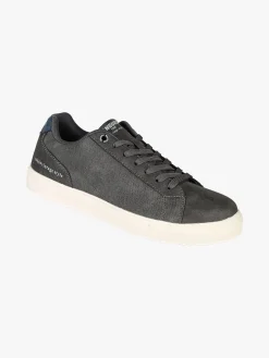 Canguro Sneakers basse da uomo con lacci e zip - nero