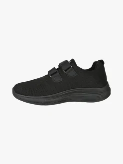 Canguro Sneakers da uomo con strappi in maglia - nero