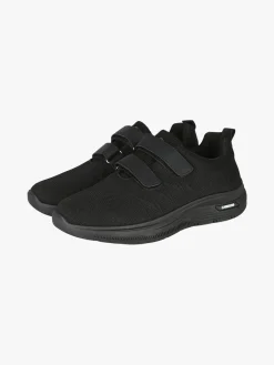 Canguro Sneakers da uomo con strappi in maglia - nero