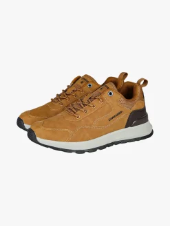 Canguro Sneakers da uomo stringate in ecopelle - cammello