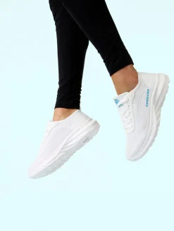 Canguro Sneakers sportive da donna in tessuto - bianco