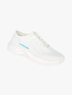 Canguro Sneakers sportive da donna in tessuto - bianco