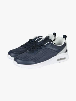 Canguro Sneakers sportive da uomo in tessuto con air - blu scuro