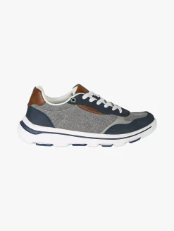 Canguro Sneakers stringate da uomo in tessuto - blu scuro
