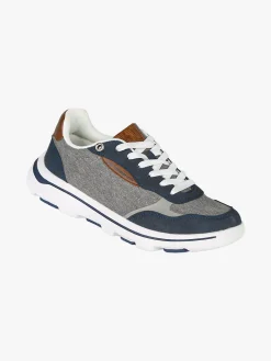 Canguro Sneakers stringate da uomo in tessuto - blu scuro