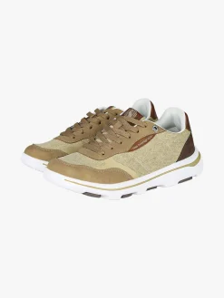 Canguro Sneakers stringate da uomo in tessuto - sabbia