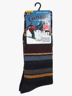 Carpenter Calze lunghe da uomo in pile
