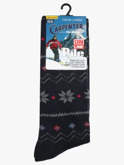 Carpenter Calze lunghe da uomo in pile
