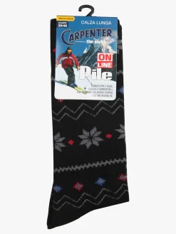 Carpenter Calze lunghe da uomo in pile