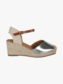 Castalan Campesine donna in similpelle metallizzata