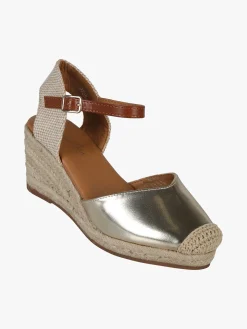 Castalan Campesine donna in similpelle metallizzata