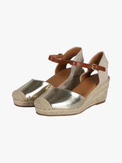 Castalan Campesine donna in similpelle metallizzata