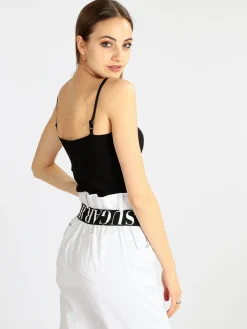 C'Est Monique Top donna cropped