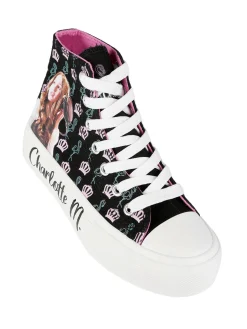 Charlotte Sneakers alte da bambina in tela