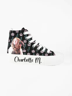 Charlotte Sneakers alte da bambina in tela