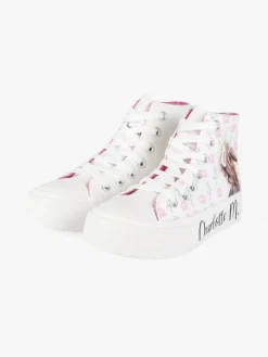Charlotte Sneakers alte da bambina in tela