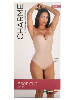 Charme Attrazione Italiana CAPRI Body coppa C con imbottitura e taglio laser