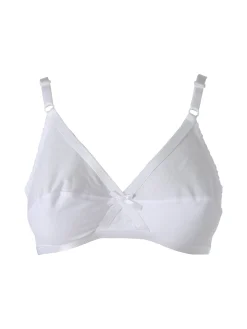 Charme Attrazione Italiana Reggiseno bielastico in cotone senza ferretto COPPA B - nero