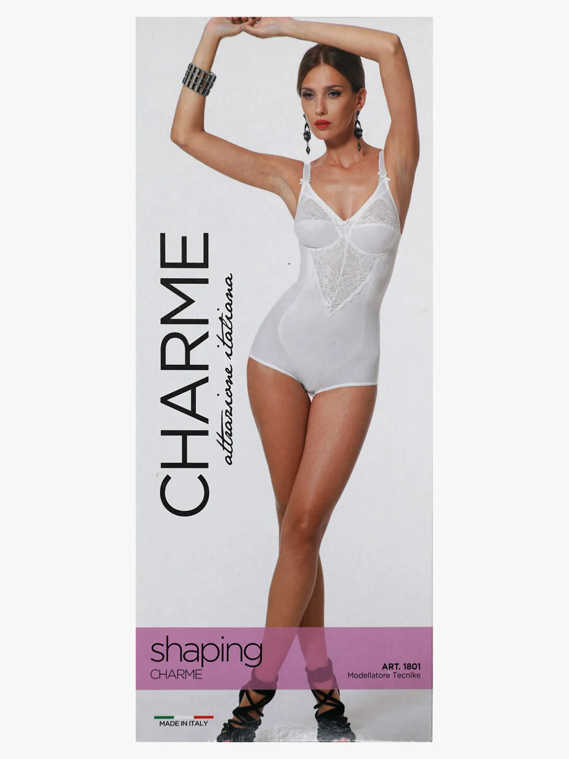 Charme Attrazione Italiana SHAPING Body modellatore tecnike contenitivo senza ferretto coppa C