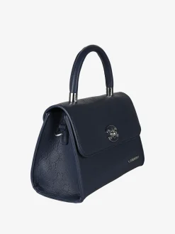 Charro Borsa a mano da donna con patta e chiusura a girello - blu scuro