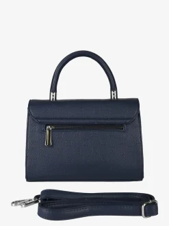 Charro Borsa a mano da donna con patta e chiusura a girello - blu scuro
