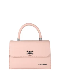 Charro Borsa a mano da donna con patta e chiusura a girello - rosa