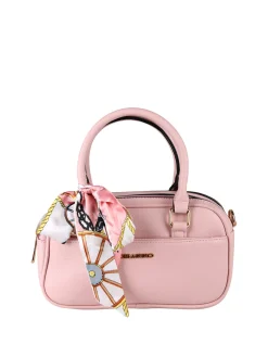 Charro Borsa a mano da donna con foulard - rosa