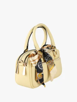 Charro Borsa a mano da donna con foulard - giallo