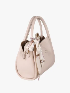Charro Borsa a mano mini tote con foulard - khaki