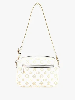 Charro Borsa a tracolla da donna con stampe - bianco