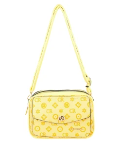 Charro Borsa a tracolla da donna con stampe - giallo