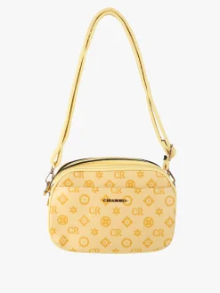 Charro Borsa a tracolla da donna con logo - giallo