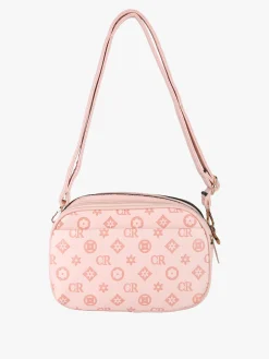 Charro Borsa a tracolla da donna con logo - rosa