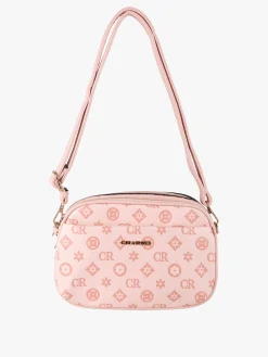 Charro Borsa a tracolla da donna con logo - rosa