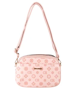Charro Borsa a tracolla da donna con logo - rosa
