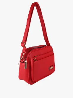 Charro Borsa a tracolla da donna multitasche - rosso
