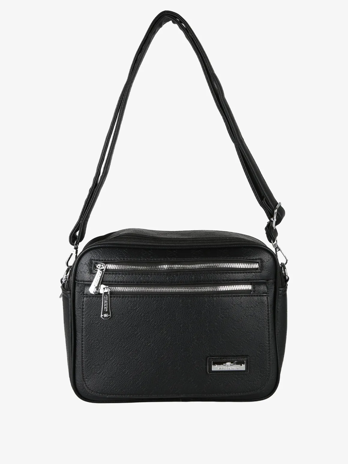 Charro Borsa a tracolla da donna in ecopelle - nero