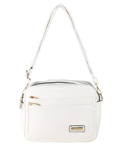 Charro Borsa a tracolla da donna multitasche - bianco
