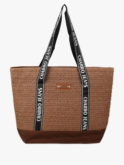 Charro Borsa da mare in paglia