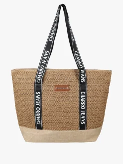 Charro Borsa da mare in paglia